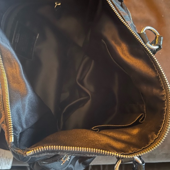 Coach large bag in black iconic monogram - Picture 3 of 4